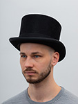 Шляпа CHRISTYS арт. FUR MELUSINE TOP HAT cst100005 (черный)